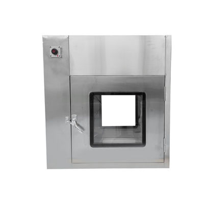 Janela de transferência à prova de explosão com construção de aço inoxidável 304 e purificação de fluxo laminar de alta eficiência para a passagem de materiais perigosos