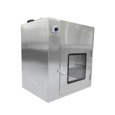 Janela de transferência à prova de explosão com construção de aço inoxidável 304 e purificação de fluxo laminar de alta eficiência para a passagem de materiais perigosos