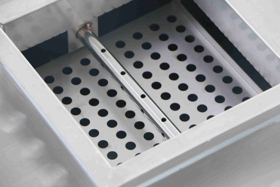 Saída de ar HEPA de 450×450×480 mm através de fossa líquida com construção resistente à corrosão e instalação sem ferramentas para ventilação de salas limpas