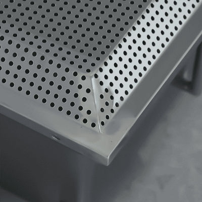 584×584×480mm de vazamento zero IP55-Classificado de abertura HEPA através de um poço líquido para o fornecimento de ar de sala limpa de semicondutores