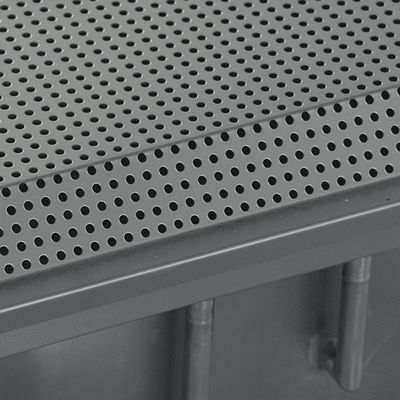 584×584×480mm de vazamento zero IP55-Classificado de abertura HEPA através de um poço líquido para o fornecimento de ar de sala limpa de semicondutores