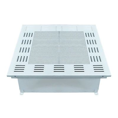 Saída de ar HEPA certificada ISO 14644 com fluxo de ar de 1000 CMH e acabamento pintado com placa fria para salas limpas