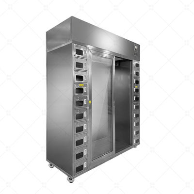 Cleanroom Garment & Shoe Storage Cabinet. Filtro HEPA, conformidade com a ISO/GMP
