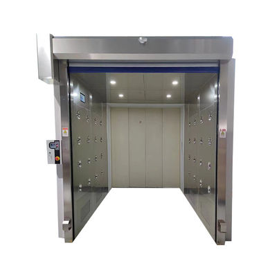 Smart IoT-Enabled High-Speed Roll-Up Door. À prova de poeira e 0,6-2,5m/s ajustável. Uso farmacêutico e de mineração.