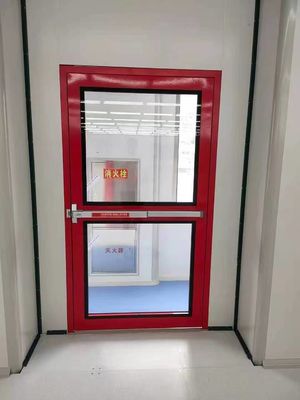 Portas de saída de emergência com classificação de incêndio UL-Certified com hardware de pânico para instalação em conformidade com o código