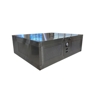Capa de fluxo laminar selada por calha líquida GMP com eficiência HEPA e certificação ISO 5