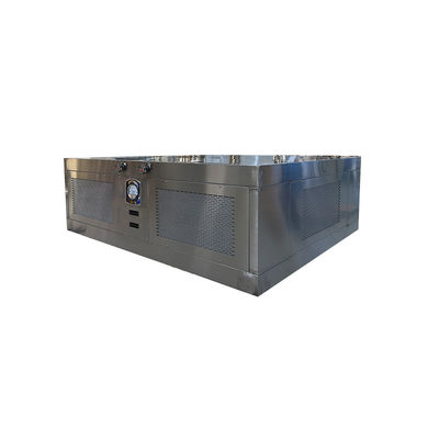 Capa de fluxo laminar selada por calha líquida GMP com eficiência HEPA e certificação ISO 5
