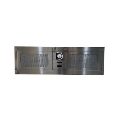 Capa de fluxo laminar selada por calha líquida GMP com eficiência HEPA e certificação ISO 5