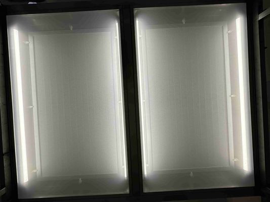 Capuz de fluxo laminar de qualidade farmacêutica H14 HEPA 99,9995% de eficiência e esterilização UV para processamento asséptico