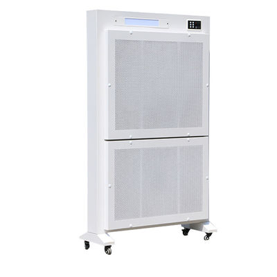 Sistema inteligente de desinfecção de ar com potência de saída de 120 W e desinfecção de estágio duplo UV-C + HEPA com otimização de fluxo de ar alimentada por IA