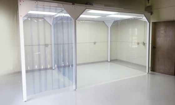 Sistema de Sala Limpa Médica Modular Portátil Com Porta de Vidro