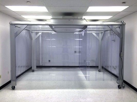 Revestimento de sala limpa personalizado com estrutura de aço inoxidável 304, conformidade com a classe ISO 5 e filtragem HEPA 34 × FFU