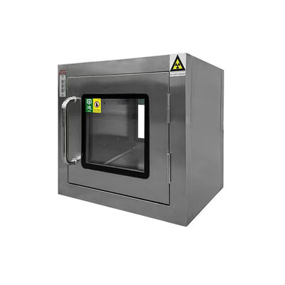 Portão de transferência à prova de radiação com câmaras blindadas com duplo chumbo, equivalente a chumbo de 10-50 mm e filtragem HEPA/ULPA para manuseio seguro de materiais