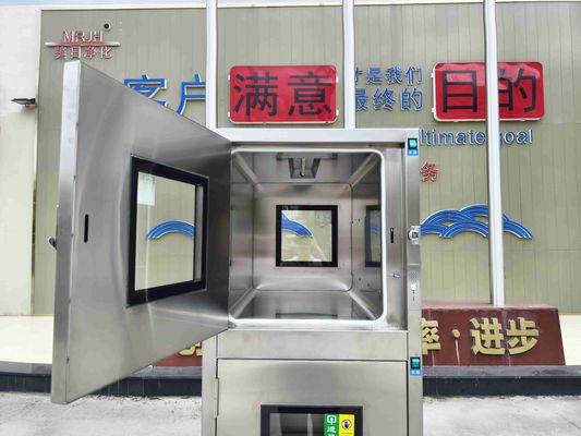 Pass-Box Mecânico Triplo-Camada Ultra-Seguro com Esterilização UV