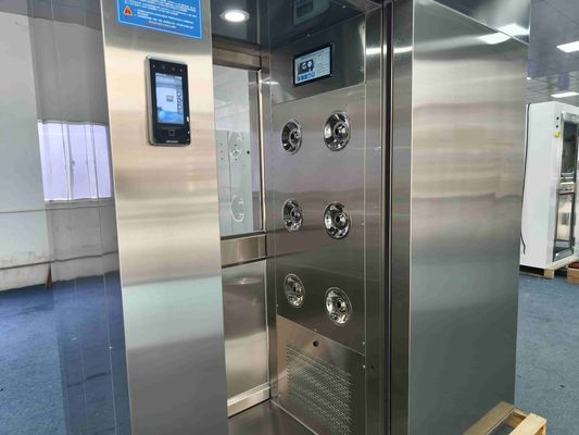 Chuveiro de Ar com Porta Deslizante Inteligente e Reconhecimento Facial | Sistema de Descontaminação de Pessoal Sem Contato