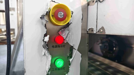 Caixa de passagem com cortina de ar para transportador de rolos motorizado | Sistema de transferência para sala limpa