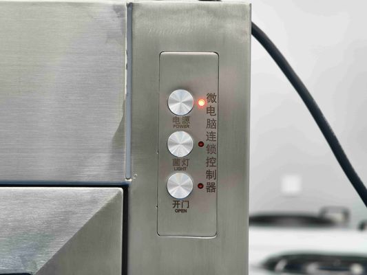 Caixa de passagem de intertravamento eletrônico de aço inoxidável de câmara dupla com esterilização UV para controle de contaminação de salas limpas