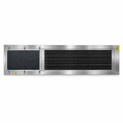 Máquina automática de limpeza e desinfetação de sola de sapato com aço inoxidável 304 para eliminação de patógenos e motor de baixa potência