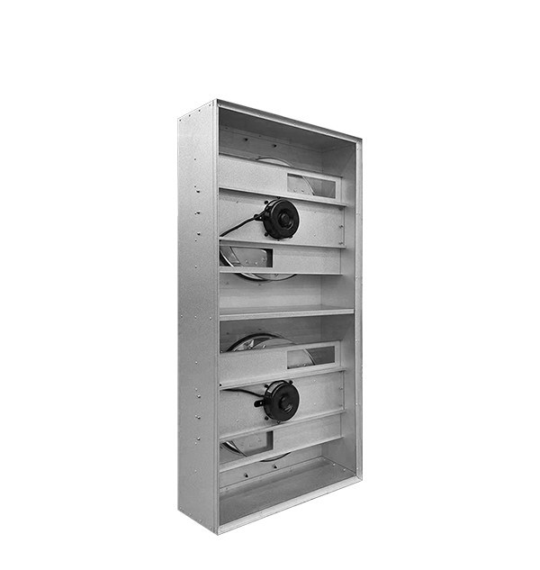 Unidade de filtro de ventilador de aço inoxidável com velocidade de ar HEPA de 0,45-0,75 m/s e dimensões personalizáveis para salas limpas