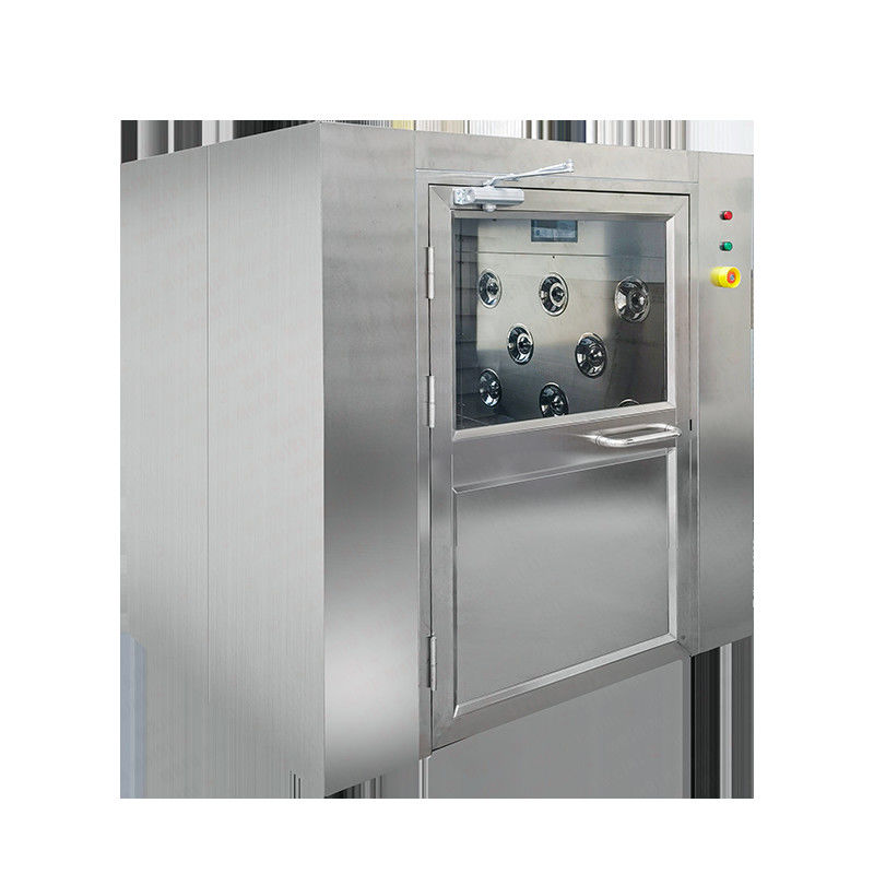 Caixa de passes para salas limpas de aço inoxidável 304 ♪ Design de porta larga e plana ♪ Uso de laboratório e farmacêutico