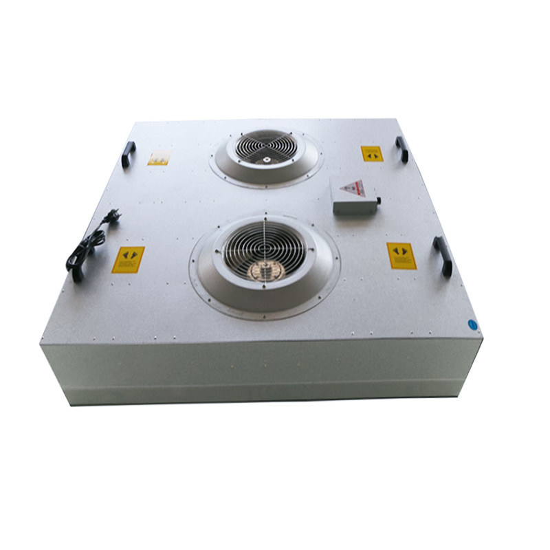 Quadro de liga de alumínio FFU Sala limpa com 315 dobras Filtro e 0,8 m/s Velocidade do fluxo de ar para laboratório
