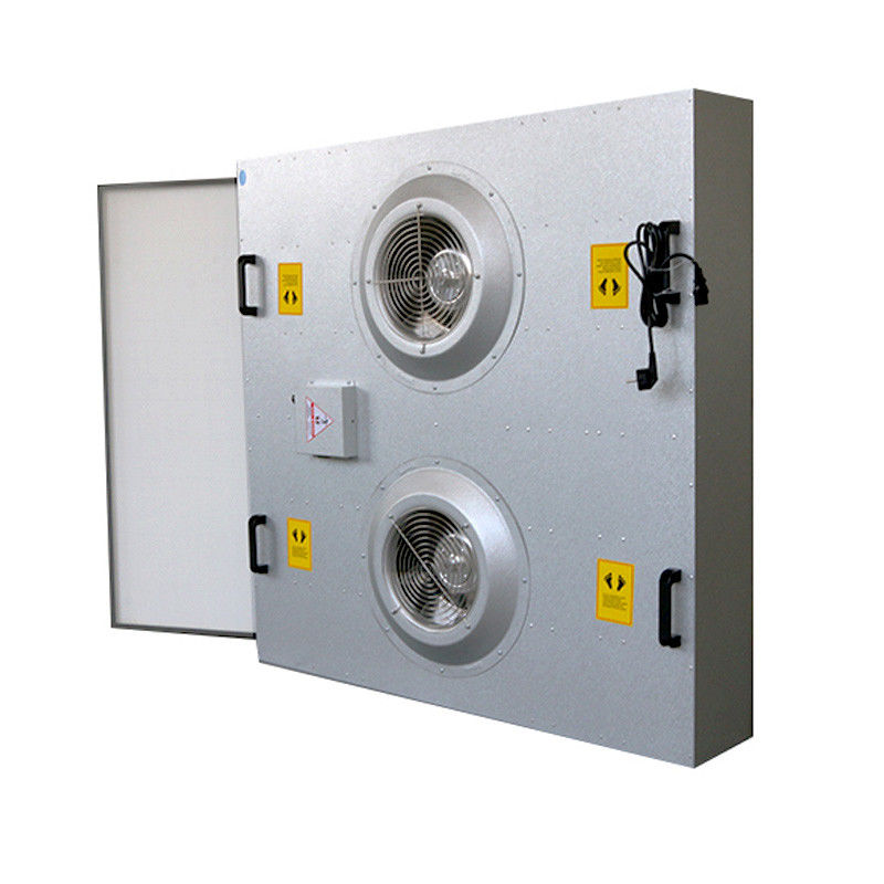 EC Dual DC Motor FFU Fan Filter Unit H13 HEPA Air Purification para ISO Cleanrooms