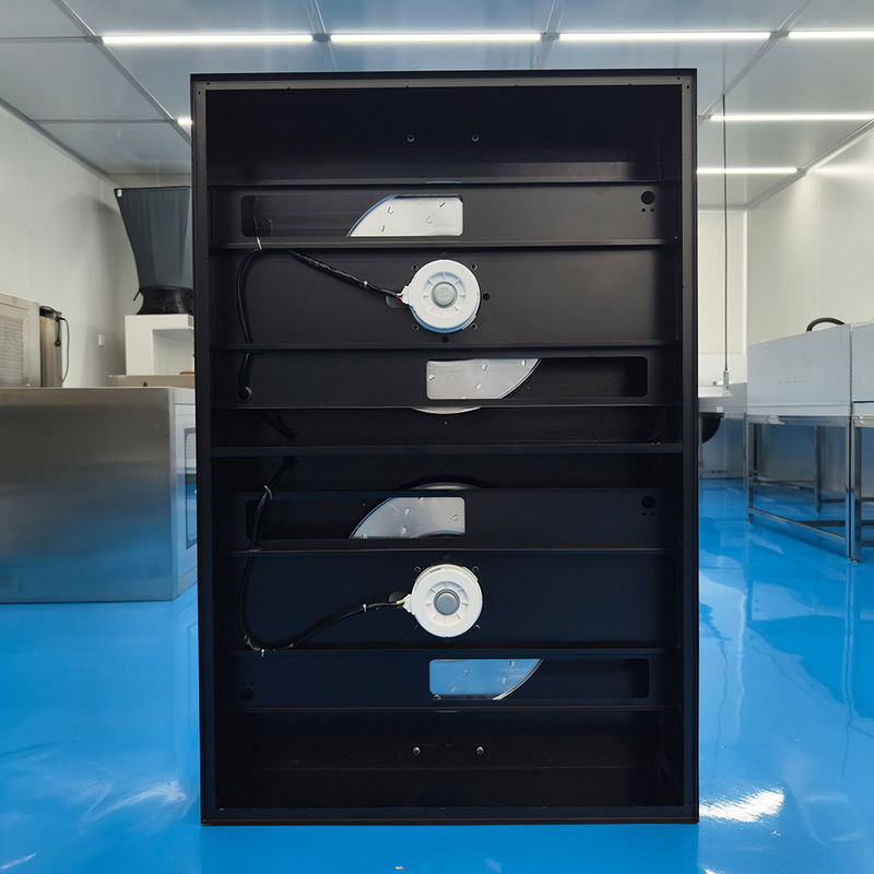 Filtro HEPA FFU de velocidade de ar personalizado, unidade de filtro de ventilador para sala limpa
