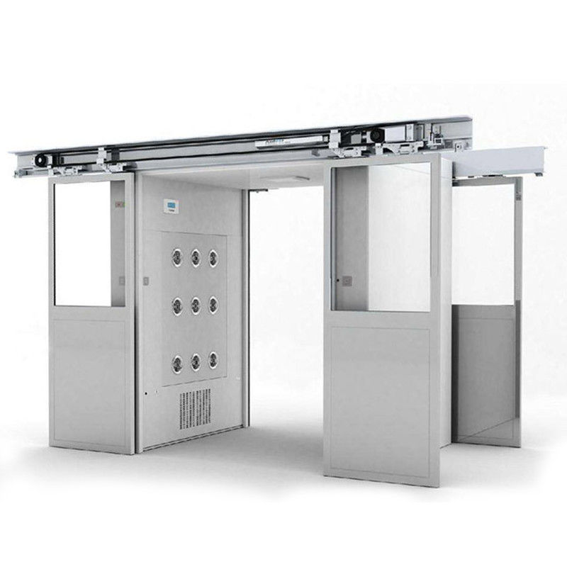 Automática Porta Deslizante Banheira de Ar Dino DIN75200 Protecção contra incêndio e Radar Protecção contra colisões ISO 14644-1