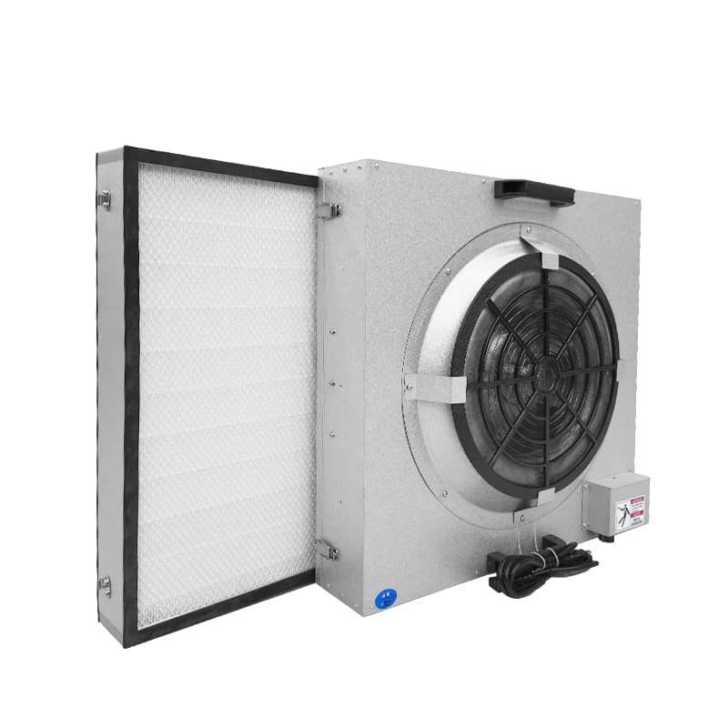BFU Bottom-Access FFU Fácil de Manutenção Sistema HEPA para hospitais ORs & Microelectronics Laboratórios