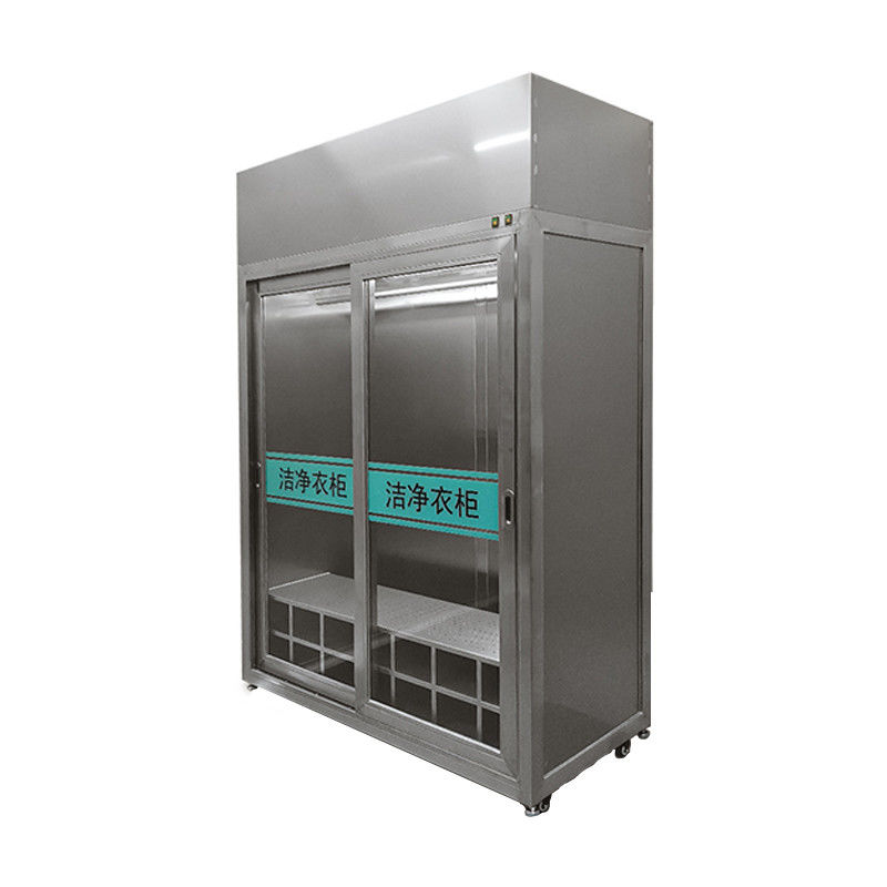 Guarda-roupa do quarto limpo de aço inoxidável H14 HEPA 99,995% ISO 14644 & GMP Pharma Storage