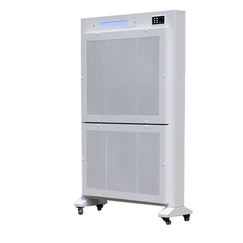 Esterilizador de ar de nível médico com desinfecção HEPA + UV-C 360° e potência de saída de 120 W para ambientes em conformidade com ISO 14644