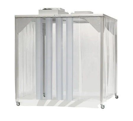 ISO 5 Stand limpo com sistema HEPA FFU.
